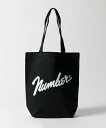 NUMBER (N)INE Number9 CANVAS TOTE BAG ナンバーナイン バッグ トートバッグ ブラック ホワイト