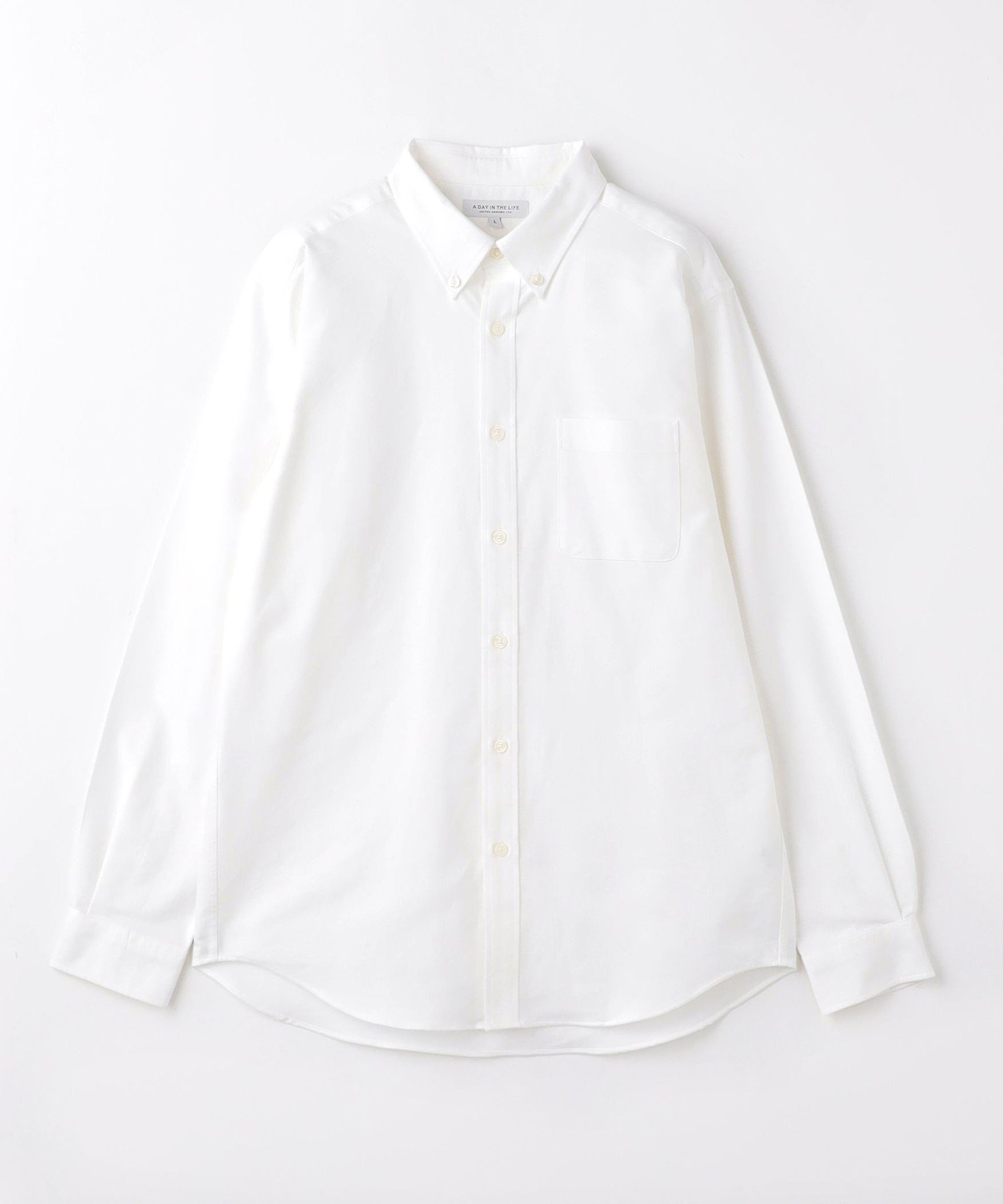 【SALE／50%OFF】a day in the life コットンオックス ボタンダウンシャツ ホワイト ＜A DAY IN THE LIFE＞ ユナイテッドアローズ アウトレット トップス シャツ・ブラウス ホワイト