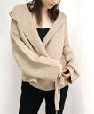 【SALE/72%OFF】Mela フード付きガウンカーディガン イチキュウキュウサン トップス カーディガン ネイビー グレー ベージュ