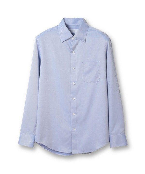 MEN'S BIGI 【ACTIVE TAILOR】クールマックスツイルドレスシャツ メンズ ビギ トップス シャツ・ブラウス ブルー ホワイト【送料無料】