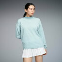 PUMA ウィメンズ ゴルフ FOG ルーズ モックネック 長袖 シャツ プーマ トップス ポロシャツ グレー【送料無料】