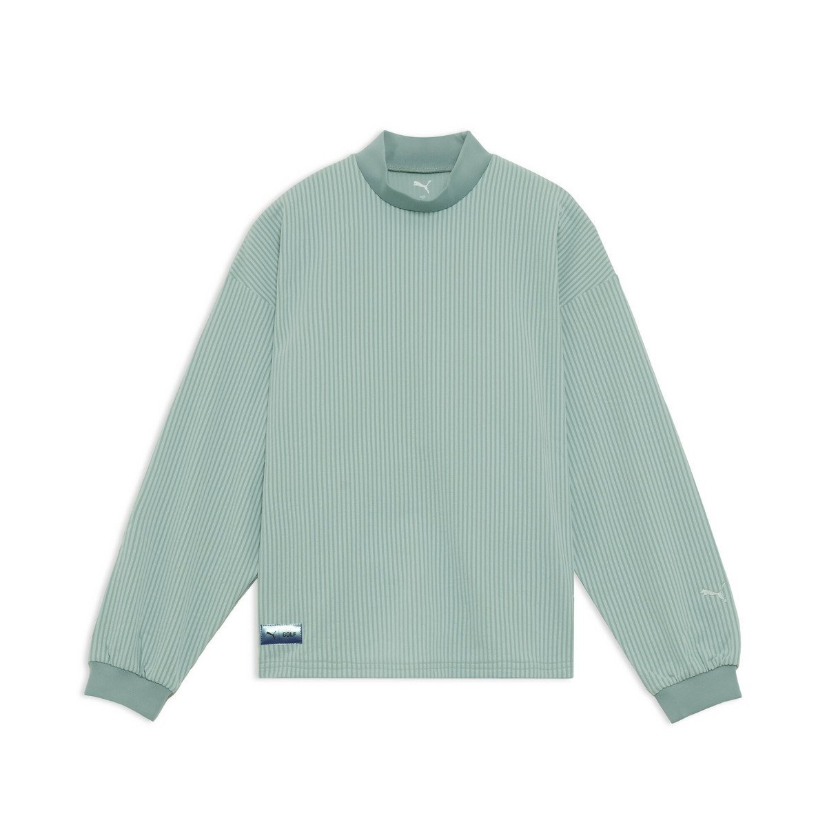 【SALE／30%OFF】PUMA ウィメンズ ゴルフ FOG ルーズ モックネック 長袖 シャツ プーマ トップス ポロシャツ グレー【送料無料】