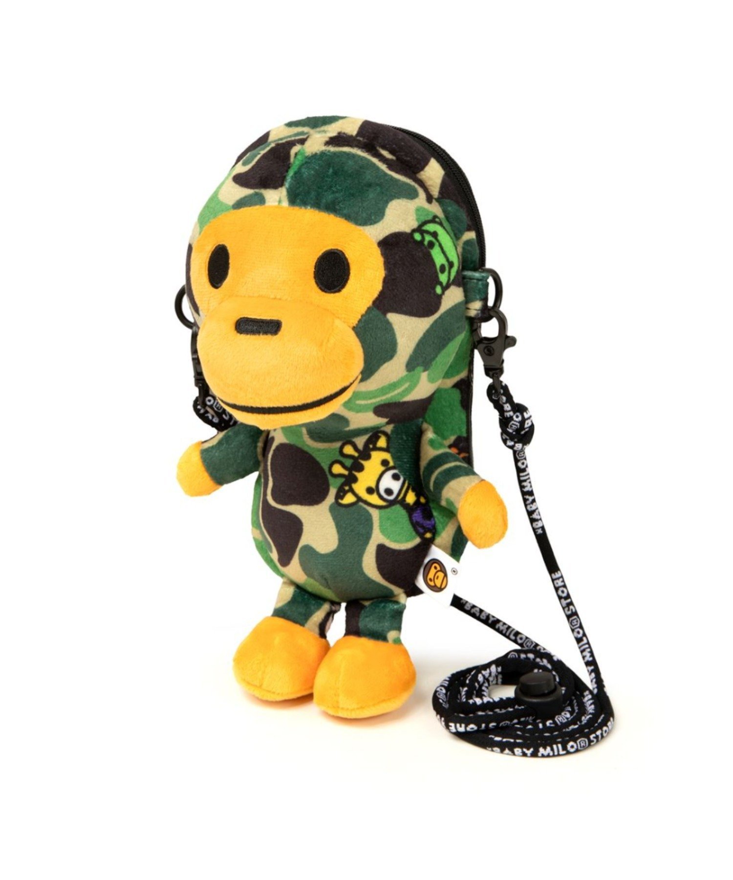 BABY MILO PLUSH MOBILE BAG ア ベイシング エイプ バッグ ショルダーバッグ グリーン