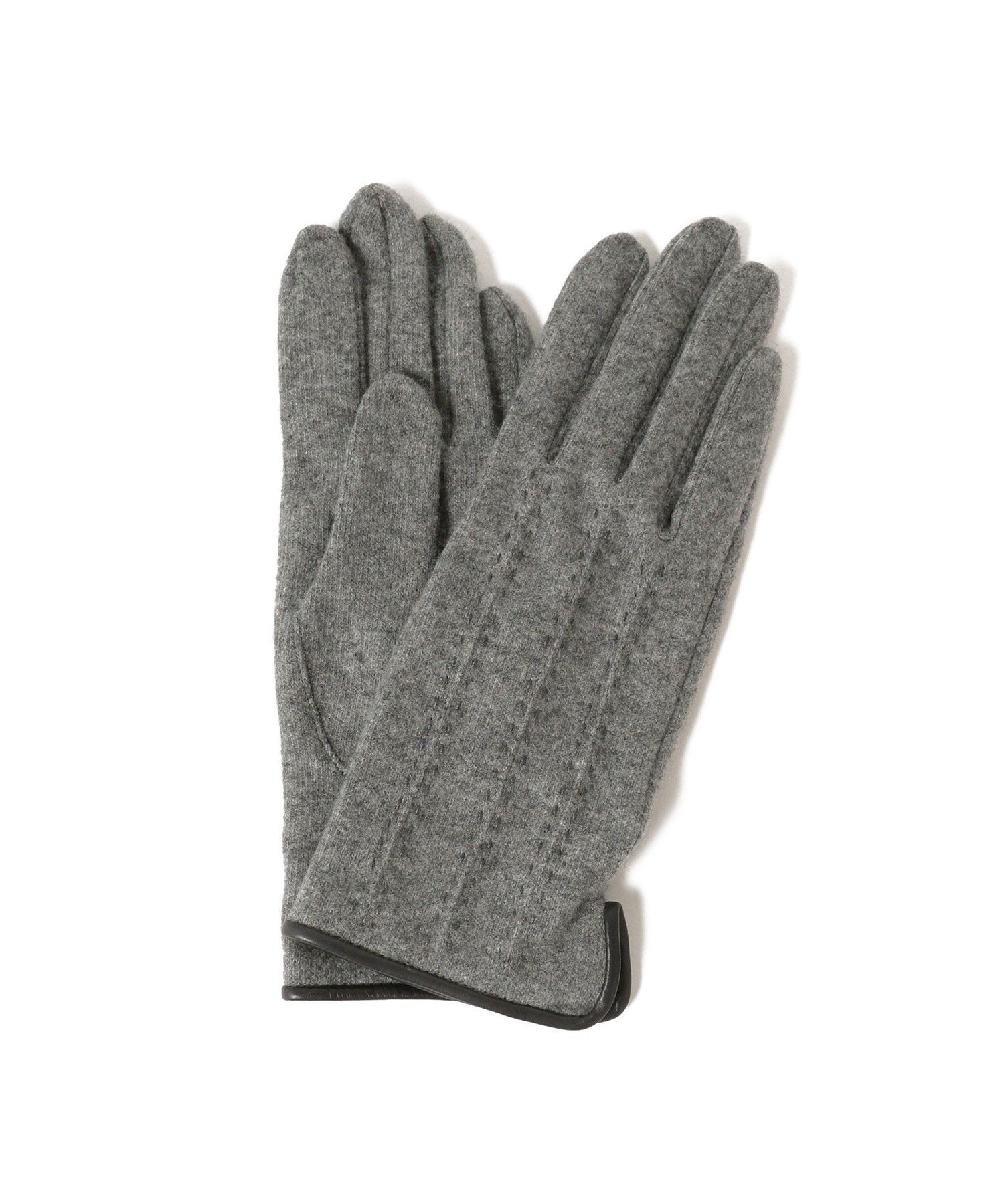 BEAMS JAPAN tet. / カシミヤ ジャージー グローブ Women ビームス ジャパン ファッション雑貨 手袋 ブ..