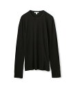 JAMES PERSE クルーネック長袖Tシャツ MLJ3351 トゥモローランド トップス カットソー Tシャツ ブラック ホワイト グレー ブルー【送料無料】