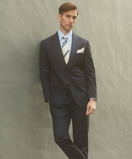GOTAIRIKU 【Ermenegildo Zegna】TRAVELLER スーツ(ネイビーストライプ) ゴタイリク スーツ・フォーマル セットアップスーツ ネイビー【送料無料】 GOTAIRIKU 【Ermenegildo Zegna】TRAVELLER スーツ(ネイビーストライプ) ゴタイリク スーツ・フォーマル セットアップスーツ ネイビー【送料無料】