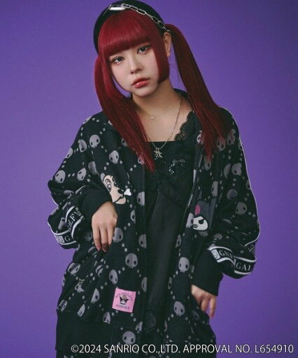 SELECT BRANDS GALFY×KUROMI / ガルフィー×クロミ ドクロだらけセットアップ(MENS/WOMENS) ジャックローズ スーツ・フォーマル セットアップスーツ ブラック【送料無料】 SELECT BRANDS GALFY×KUROMI / ガルフィー×クロミ ドクロだらけセットアップ(MENS/WOMENS) ジャックローズ スーツ・フォーマル セットアップスーツ ブラック【送料無料】