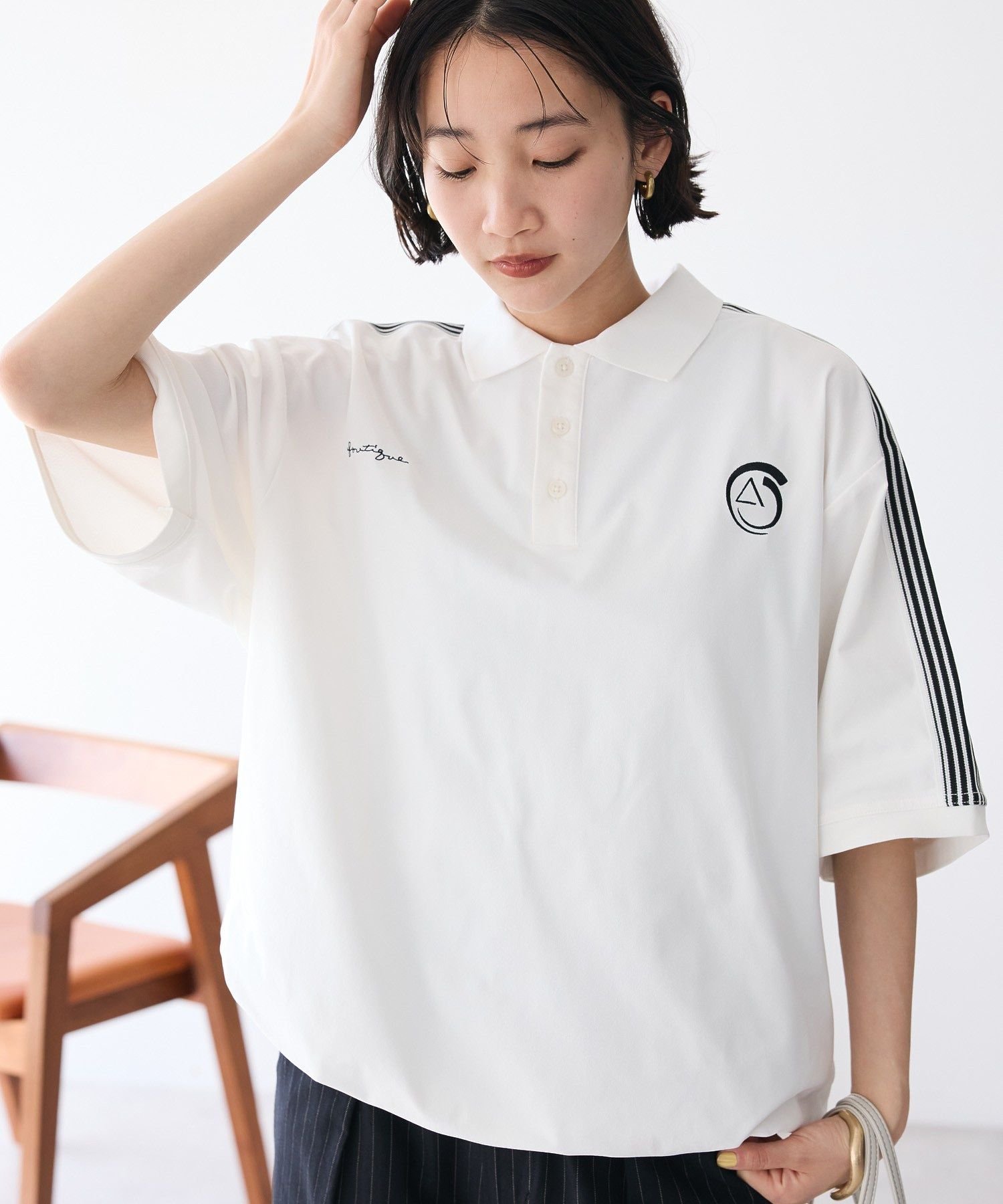 【SALE／50%OFF】CRAFT STANDARD BOUTIQUE 接触冷感/UVカット/速乾性 襟付ゲームTEE クラフトスタンダ..