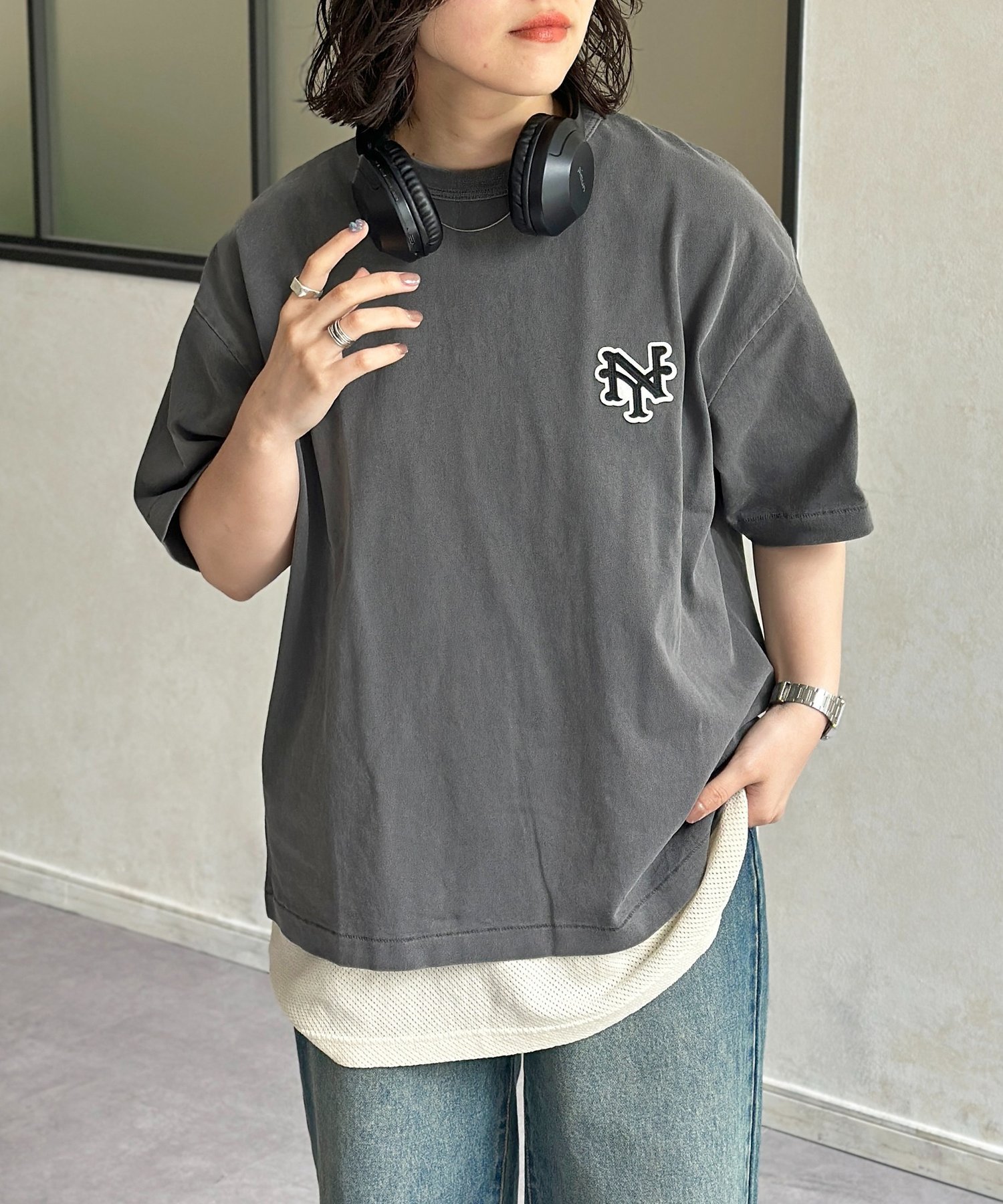 【SALE／60%OFF】CPCM 【Negro League】バックロゴT シーピーシーエム トップス カットソー・Tシャツ ブラック ホワイト