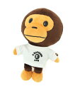 A BATHING APE BABY MILO COLLEGE TEE PLUSH DOLL ア ベイシング エイプ インテリア・生活雑貨 その他のインテリア・...