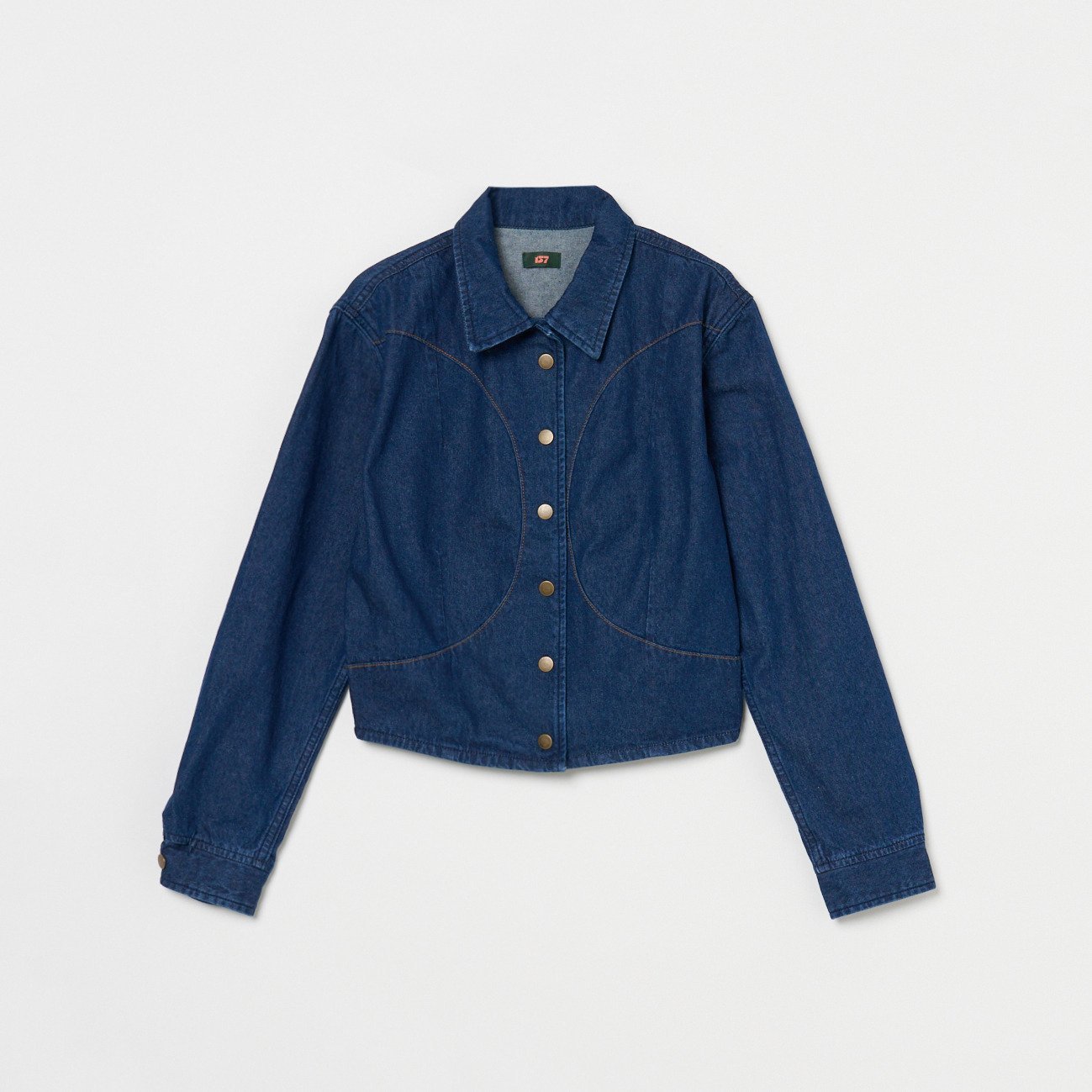 woadblue CIRCLE SNAP JACKET エリオポール ジャケット・アウター その他のジャケット・アウター ブルー