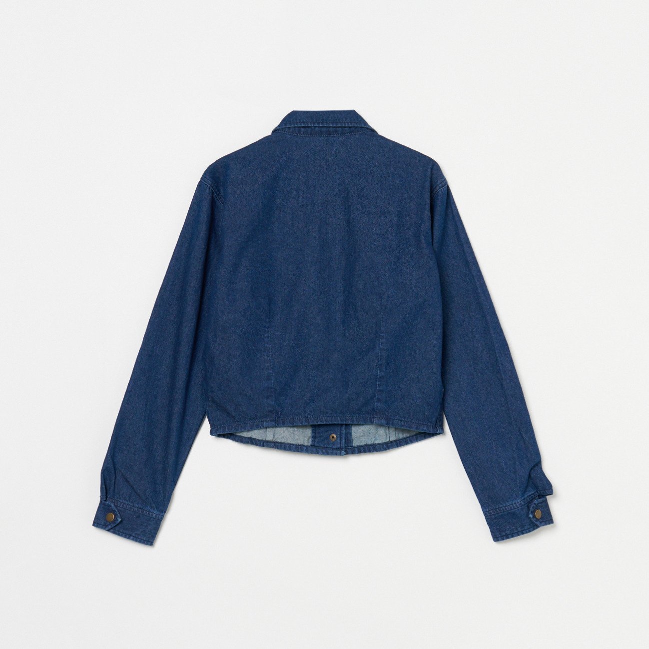woadblue CIRCLE SNAP JACKET エリオポール ジャケット・アウター その他のジャケット・アウター ブルー