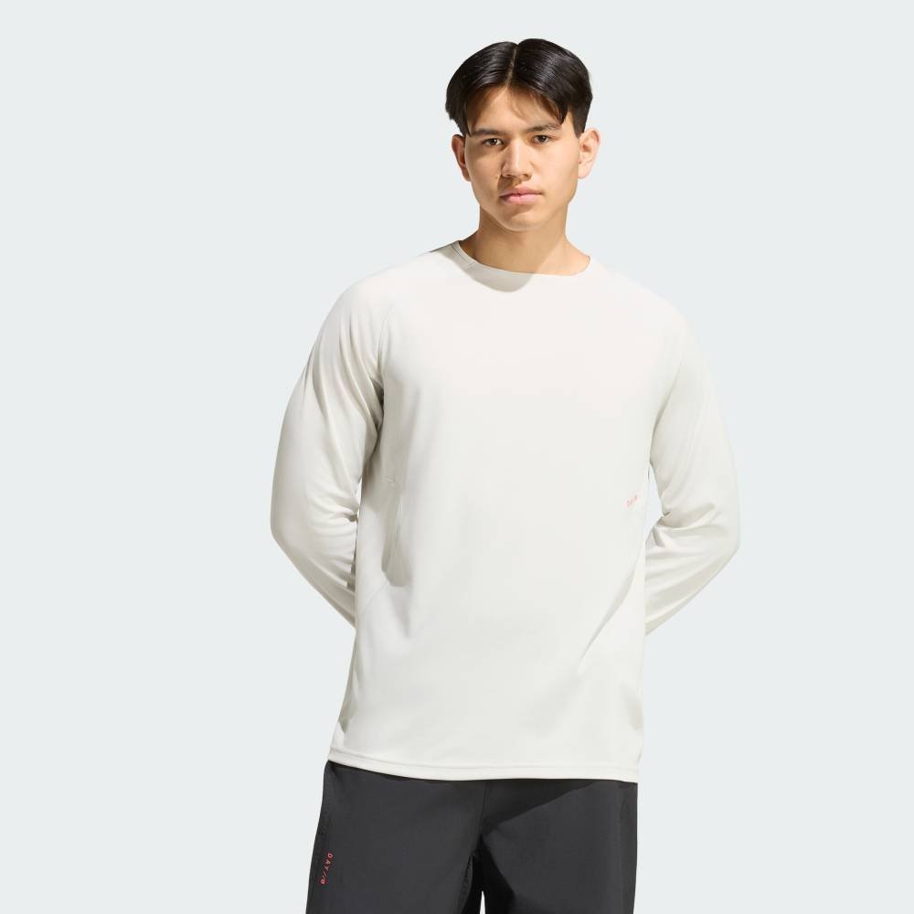 adidas 【公式】アディダス adidas 返品可 DAY//O ランニング 長袖Tシャツ アディダス トップス カットソー・Tシャツ グレー【送料無料】
