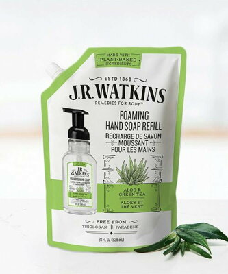 J.R.Watkins J.R.Watkins/J.R.Watkins/フォーミングハンドソープ アロエ&グリーンティ アントレスクエア ボディケア・オーラルケア ハンドソープ グリーン