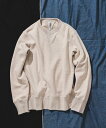 BEAMS PLUS LOOPWHEELER * BEAMS PLUS / 別注 Athletic Crew Neck Sweat ビームス メン トップス スウェット・トレーナー ホワイト グ..