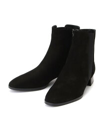 【SALE／23%OFF】Riz raffinee Riz raffinee/ローヒールサイドゴアショートブーツ モード・エ・ジャコモ×イング シューズ・靴 ブーツ ブラック【送料無料】