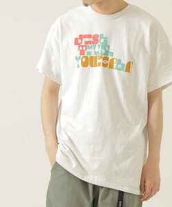 【SALE／50%OFF】BEAMS T Do One Thing / Just Trust Yourself Tシャツ ビームス アウトレット トップス カットソー・Tシャツ ホワイト ブラック