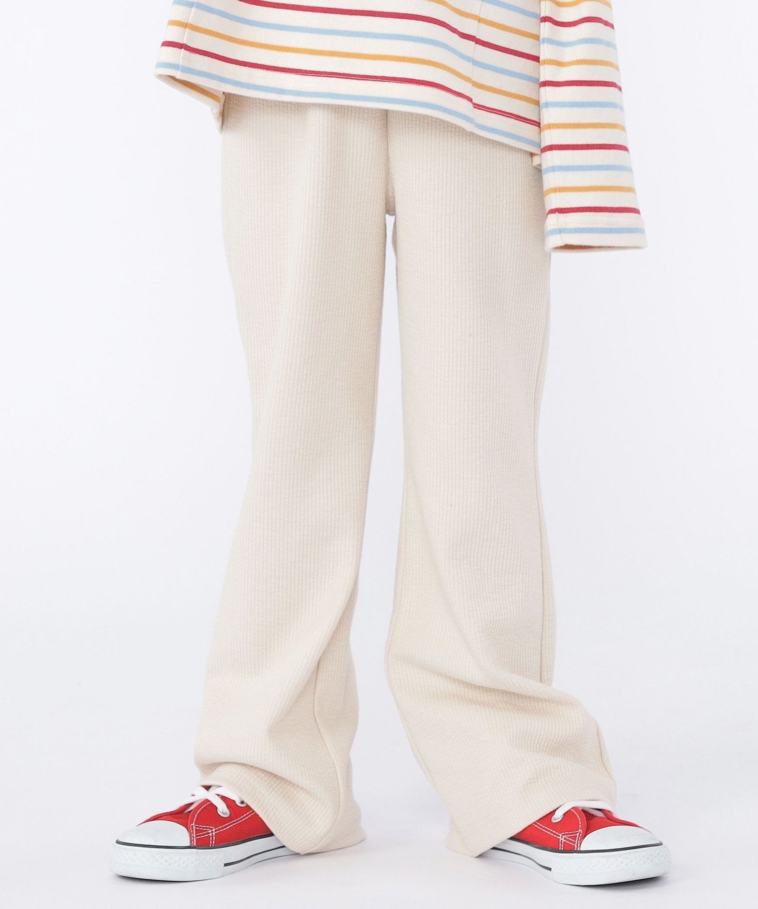 【SALE／55%OFF】SHIPS KIDS SHIPS KIDS:100~140cm / フレア パンツ シップス パンツ その他のパンツ イエロー グレー ホワイト