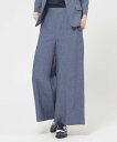 【SALE/37%OFF】Paul Stuart 【Precious掲載】ピュアリネン ワイドパンツ ポール・スチュアート パンツ スラックス・ドレスパンツ ブ...