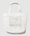 【SALE/20%OFF】BAYFLOW 【AMERICAN RAG CIE】メッシュショッピングバッグ ベイフロー バッグ トートバッグ ブラック ホワイト ...