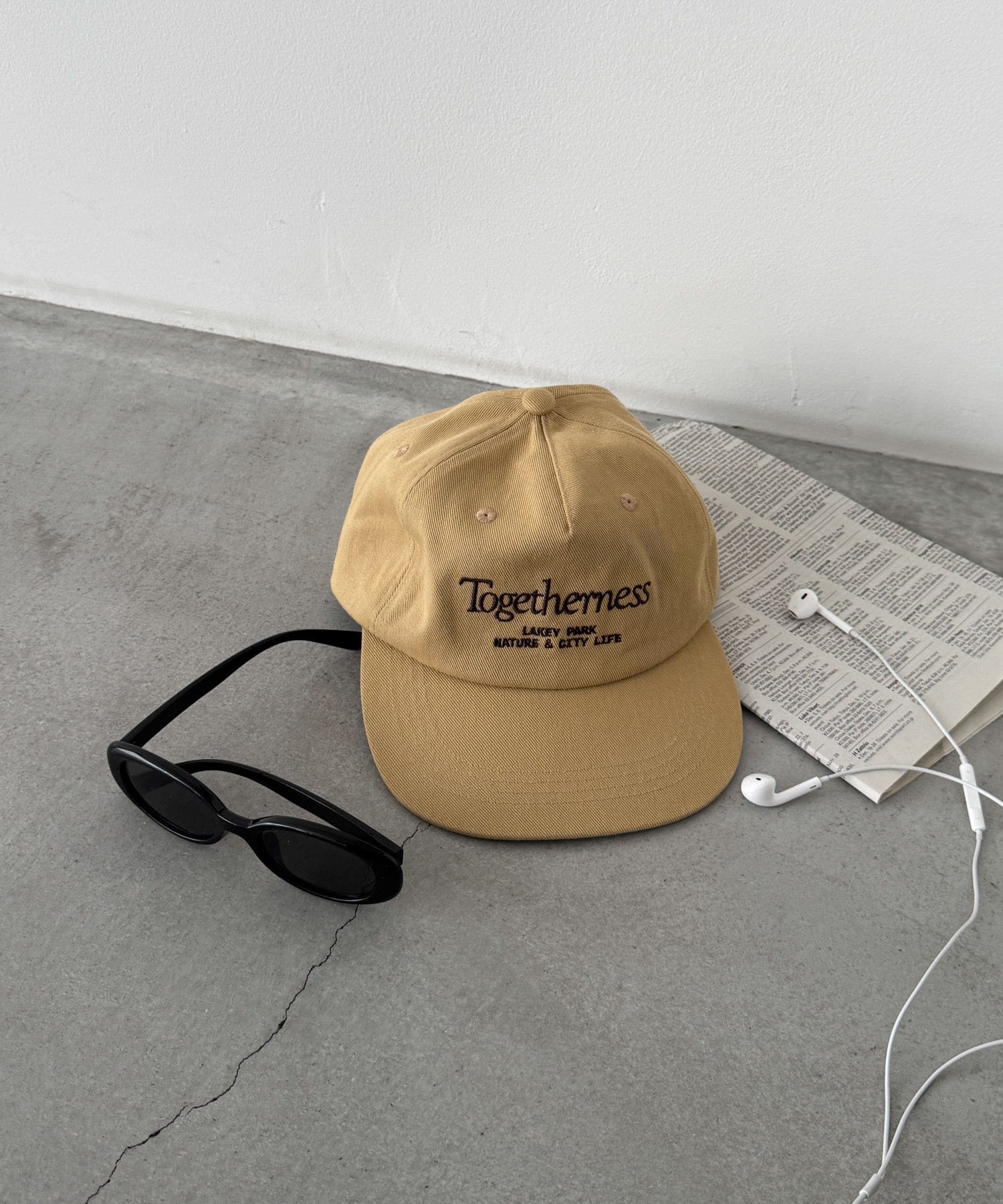 Lakey Park Lakey Park "Togetherness"CAP キャナルジーン 帽子 キャップ ベージュ【送料無料】