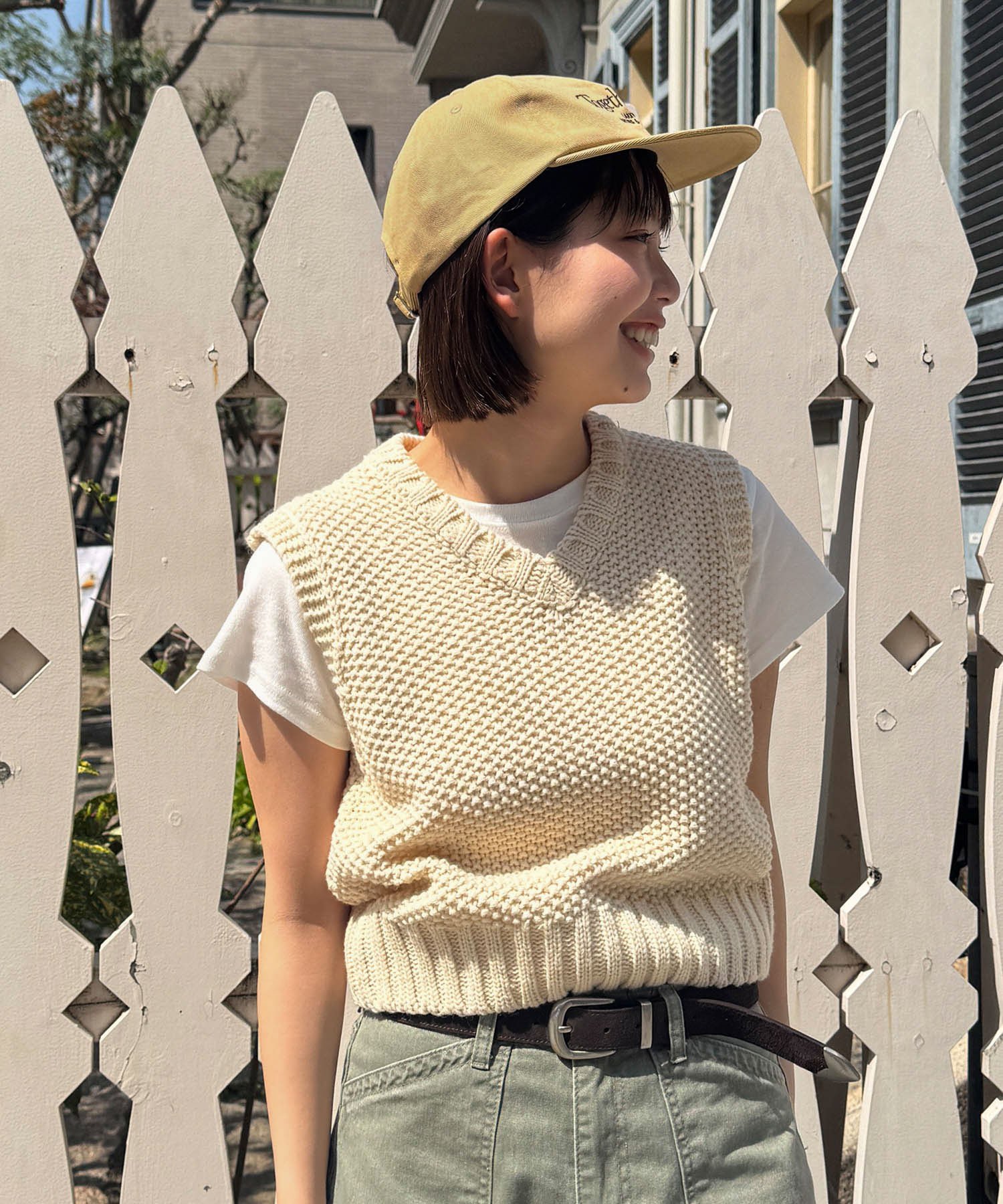 Lakey Park Lakey Park "Togetherness"CAP キャナルジーン 帽子 キャップ ベージュ【送料無料】
