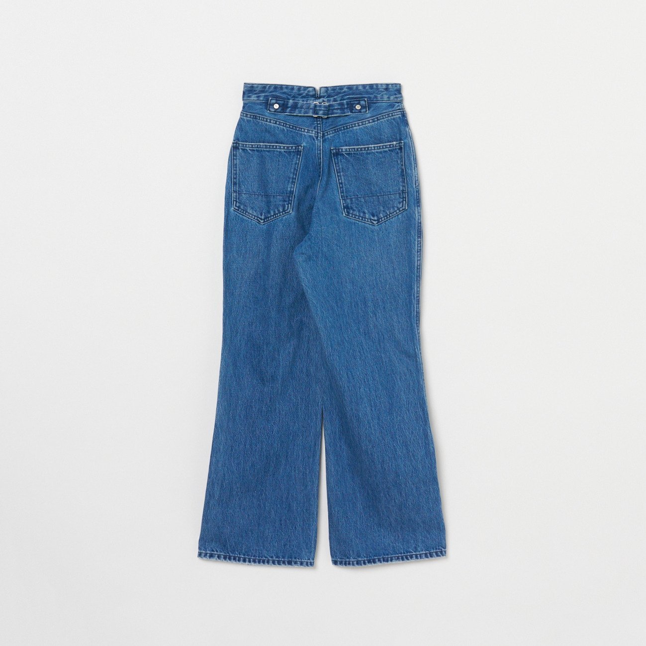 woadblue HW SEMI WIDE FLARE エリオポール パンツ その他のパンツ ブルー