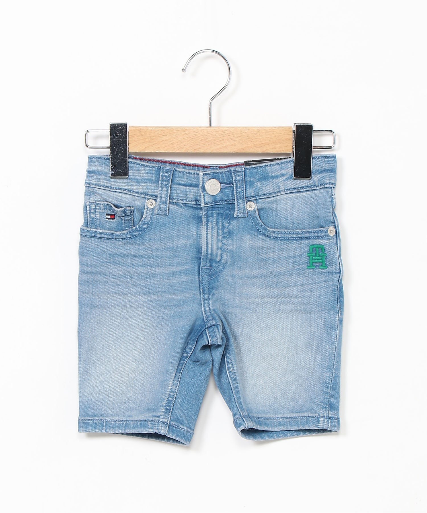 TOMMY HILFIGER (K)TOMMY HILFIGER(トミーヒルフィガー) BOYS AI SCANTON SLIM SHORT トミーヒルフィガー パンツ ジーンズ・デニムパンツ ブルー【送料無料】