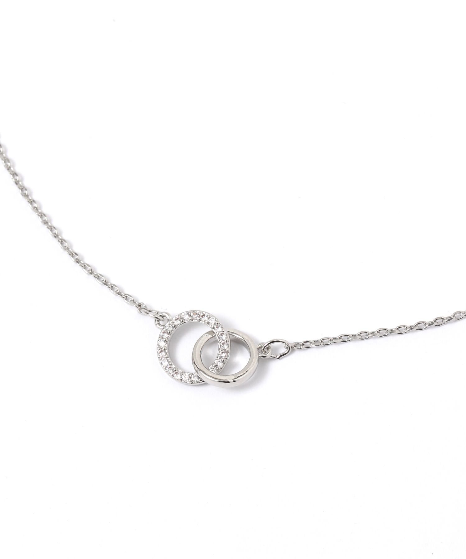 LAKOLE 2ラウンドネックレス2 ラコレ アクセサリー・腕時計 ネックレス ゴールド シルバー