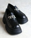 【SALE/20%OFF】LOVEHUNTER 6cmヒール ワンピース 韓国ファッション チェーンローファー ☆1910 サンエーフットウェアー シューズ・靴...