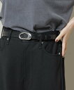NANO universe JAMIRAY/BEAN BELT 2 ナノユニバース ファッション雑貨 ベルト シルバー【送料無料】