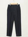 【SALE/10%OFF】m.f.editorial ストレッチウォッシャブル シャーク タックテーパードパンツ 紺(セットアップ可能) タカキュー スーツ・フ...