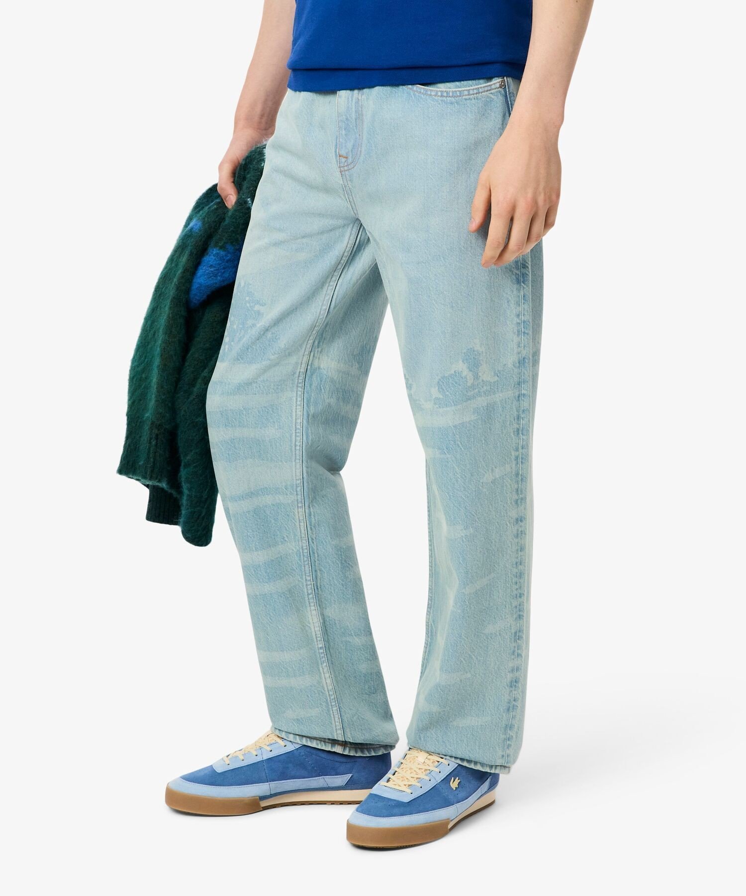 LACOSTE シャンタコランドスケープモチーフデニムジーンズ ラコステ パンツ ジーンズ・デニムパンツ ブ..