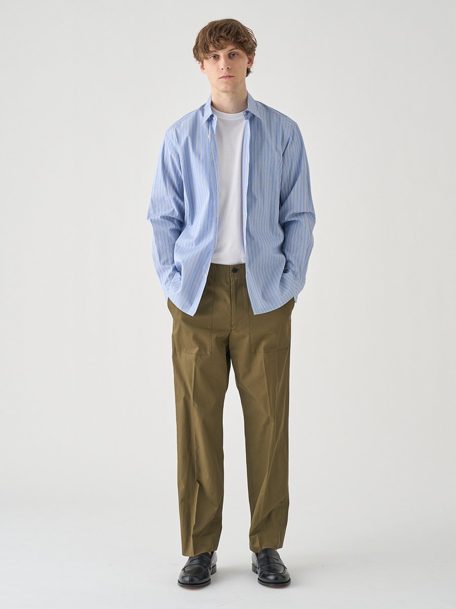 JOHN SMEDLEY スーピマコットン ブリティッシュアーミーワークパンツ ｜FP278 ジョンスメドレー パンツ その他のパンツ グリーン【送料無料】