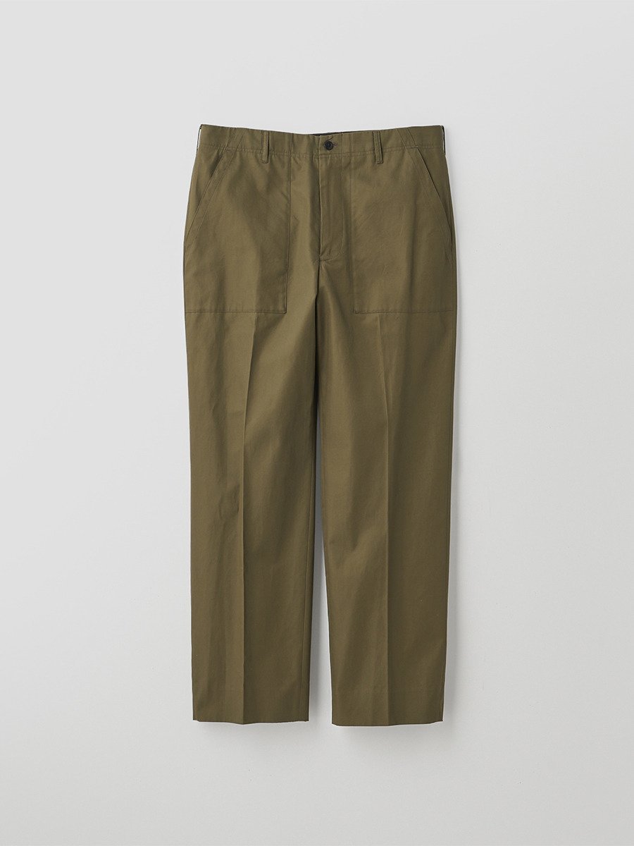 JOHN SMEDLEY スーピマコットン ブリティッシュアーミーワークパンツ ｜FP278 ジョンスメドレー パンツ その他のパンツ グリーン【送料無料】