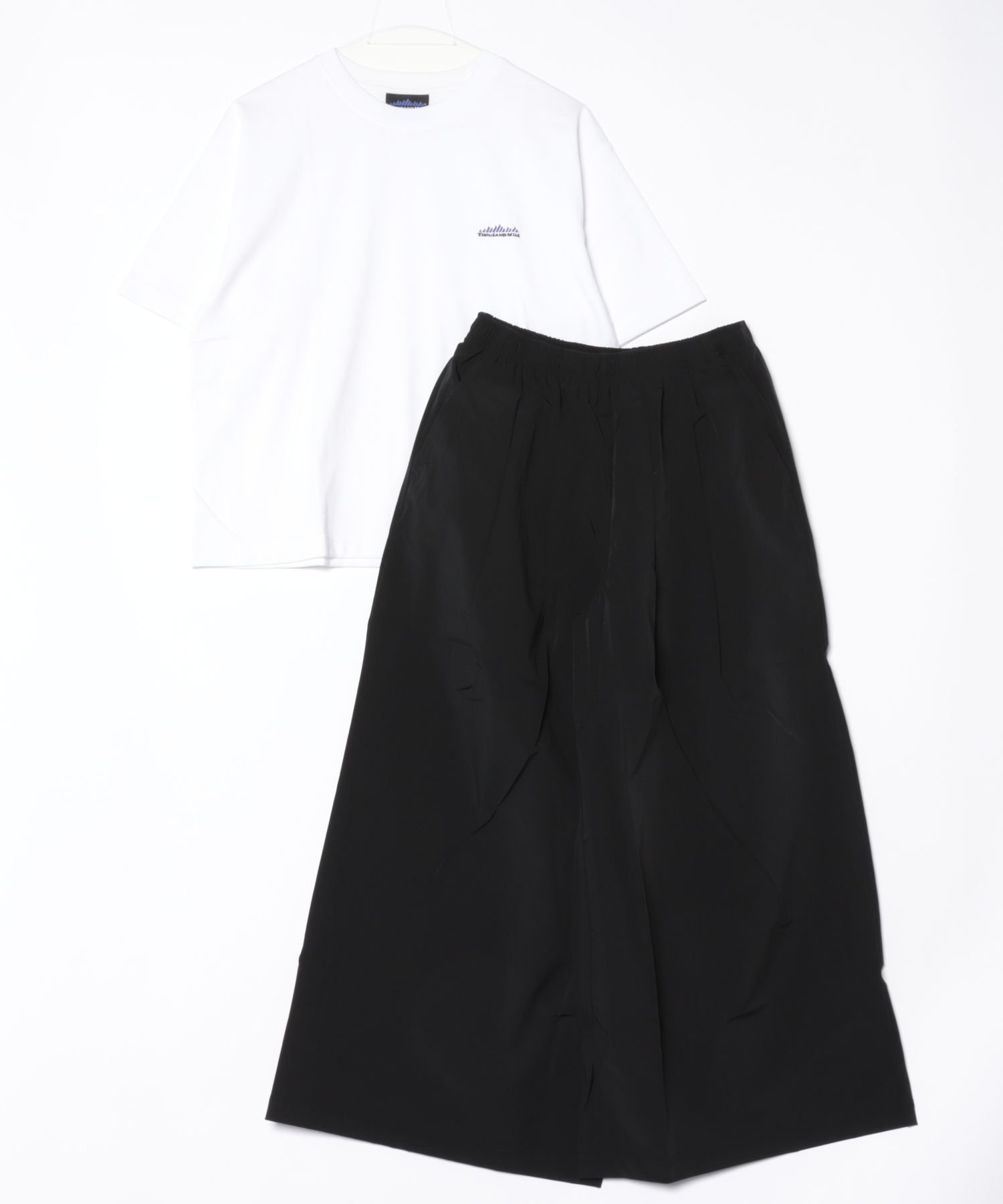THOUSAND MILE THOUSAND MILE/半袖Tシャツ ワイドパンツ セットアップ カセットチャート ジャケット・アウター その他のジャケット・アウター グレー ブラック