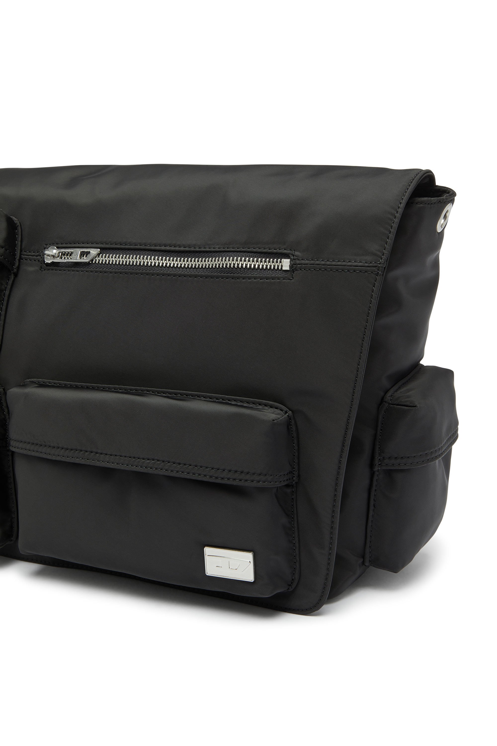 メンズ メッセンジャーバッグ MULTI-PKTS MESSENGER ディーゼル バッグ メッセンジャーバッグ ブラック