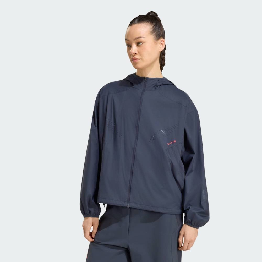 adidas 【公式】アディダス adidas 返品可 DAY//O ランニング ジャケット アディダス ジャケット・アウター ブルゾン・ジャンパー グレー【送料無料】