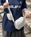 【SALE/33%OFF】WEGO MEN'S ポーチ付きスクエアショルダー ウィゴー バッグ ショルダーバッグ ブラック シルバー ホワイト