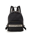【SALE/50%OFF】SAMANTHAVEGA ロゴテープキルティングミニリュック サマンサ ベガ バッグ リュック・バックパック ブルー ブラック【送料無料】