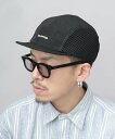 Mr.COVER キャップ 帽子 メンズ メッシュ 夏 黒 ムラ染風 撥水ナイロン ミスターカバー エー.エム.エス. 帽子 キャップ ブラック