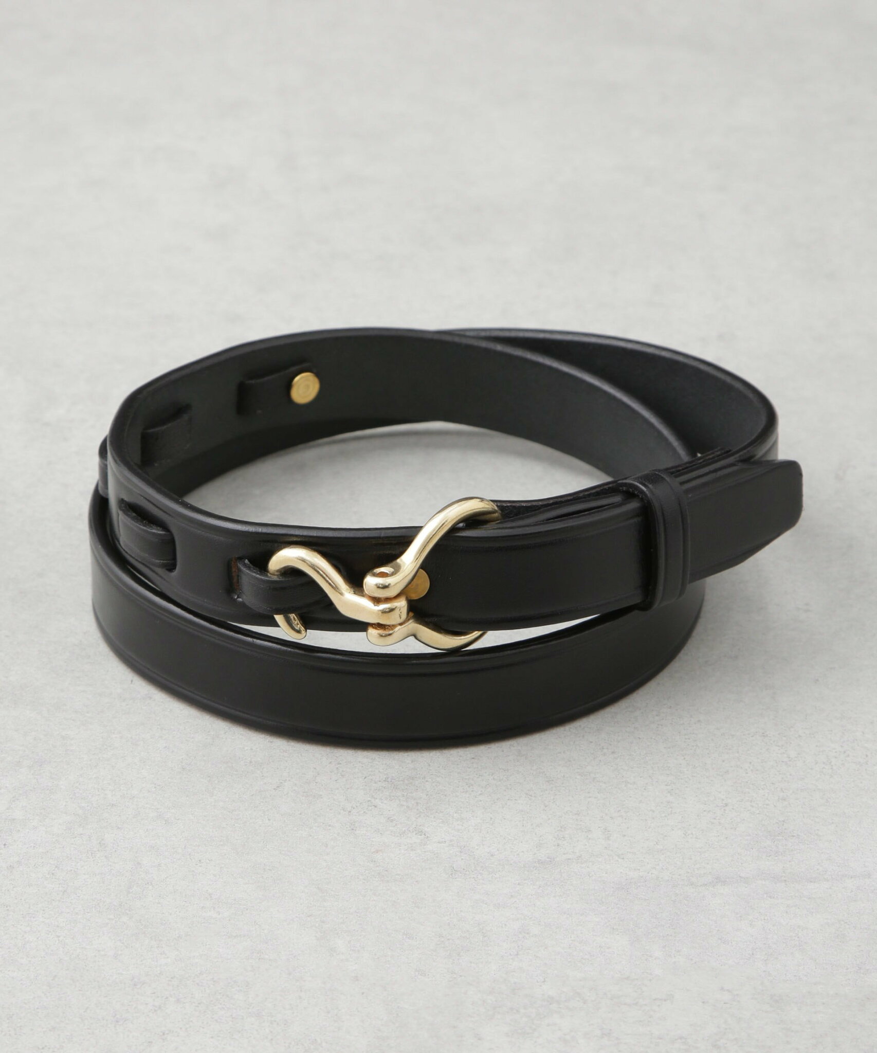 NANO universe TORY LEATHER/1"Mini Hoof Pick Belt ナノユニバース ファッション雑貨 ベルト ブラック【送料無料】