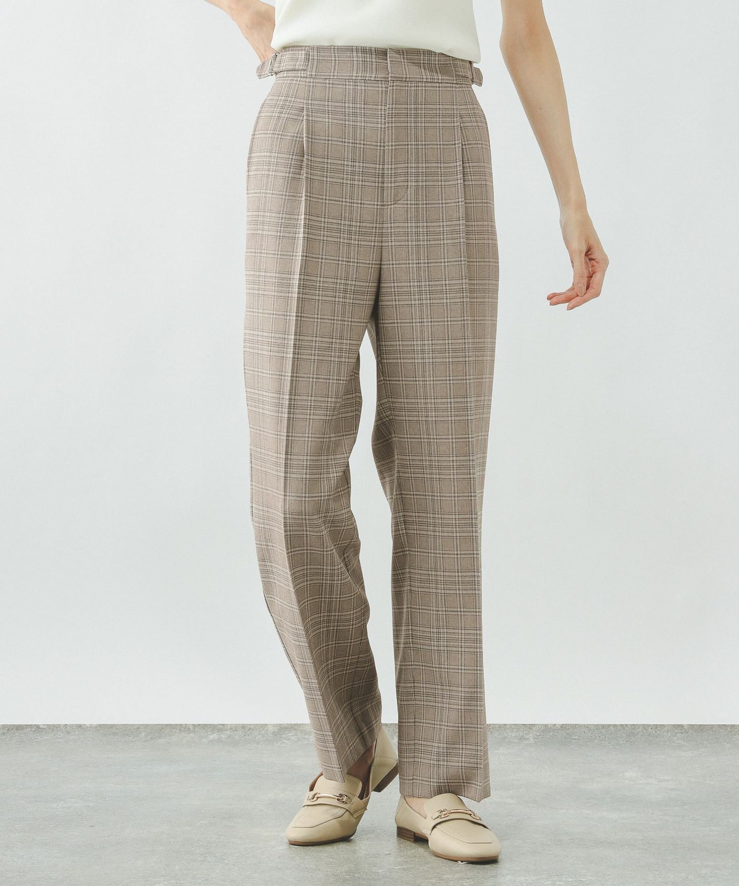 【SALE／40%OFF】GLOBAL WORK お手入れラクラクセットアップ/ストレートパンツ/600999 グローバルワーク パンツ その他のパンツ ブラック グレー ブラウン ネイビー stylife-15499957 Rakuten Fashion サンプル画像2