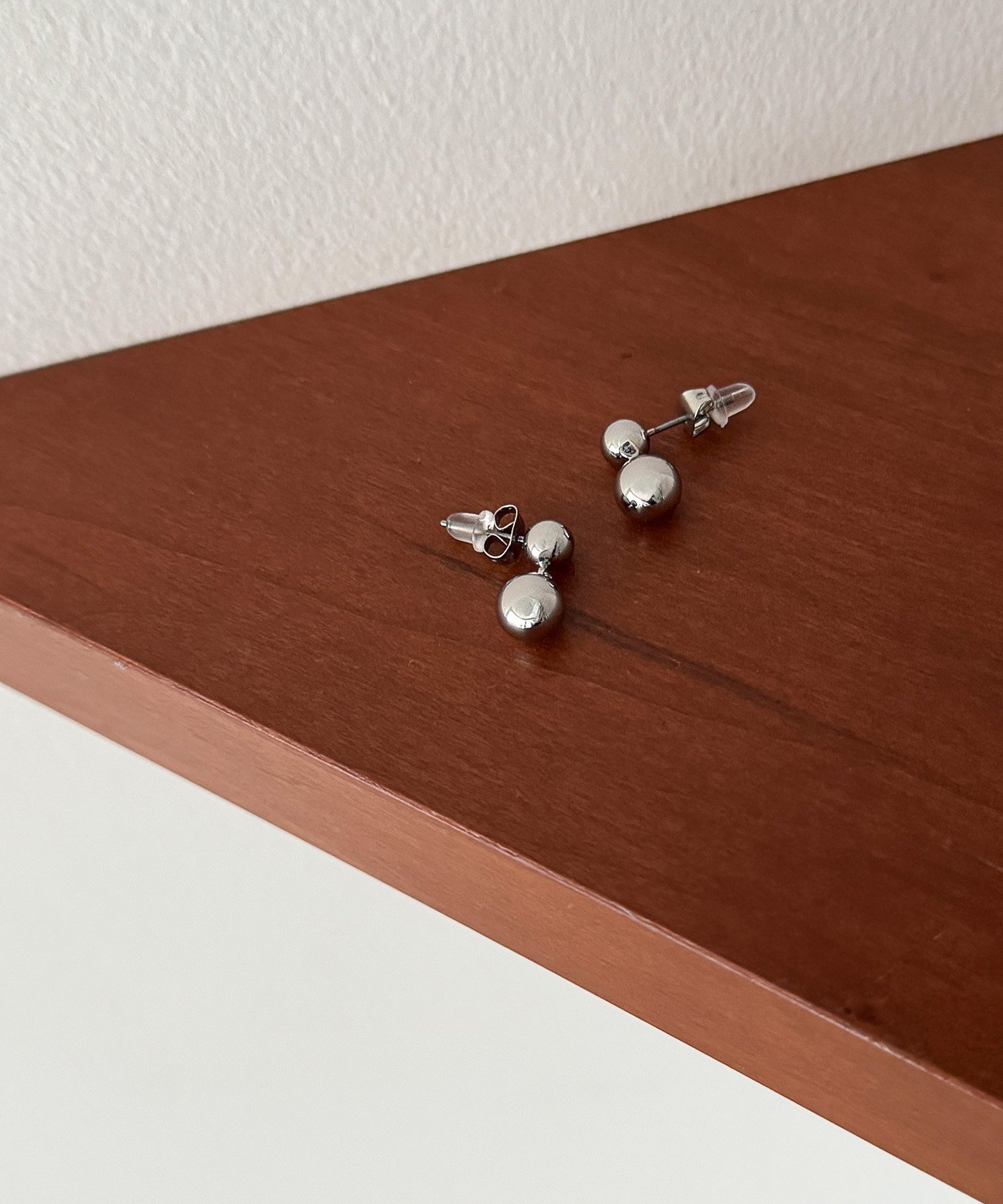 Pt Pt TWIN TUBUピアス キャナルジーン アクセサリー・腕時計 ピアス シルバー