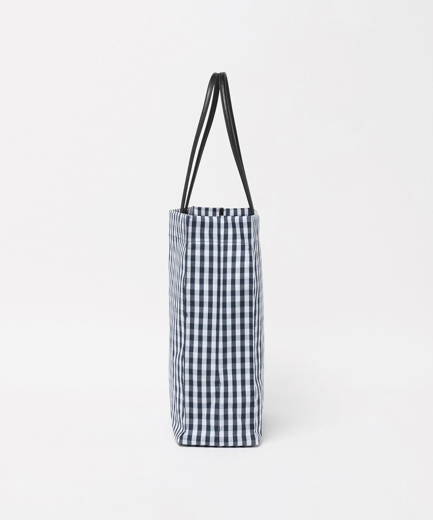 UNITED ARROWS ギンガムチェック ロゴ トートバッグ M ユナイテッドアローズ バッ...