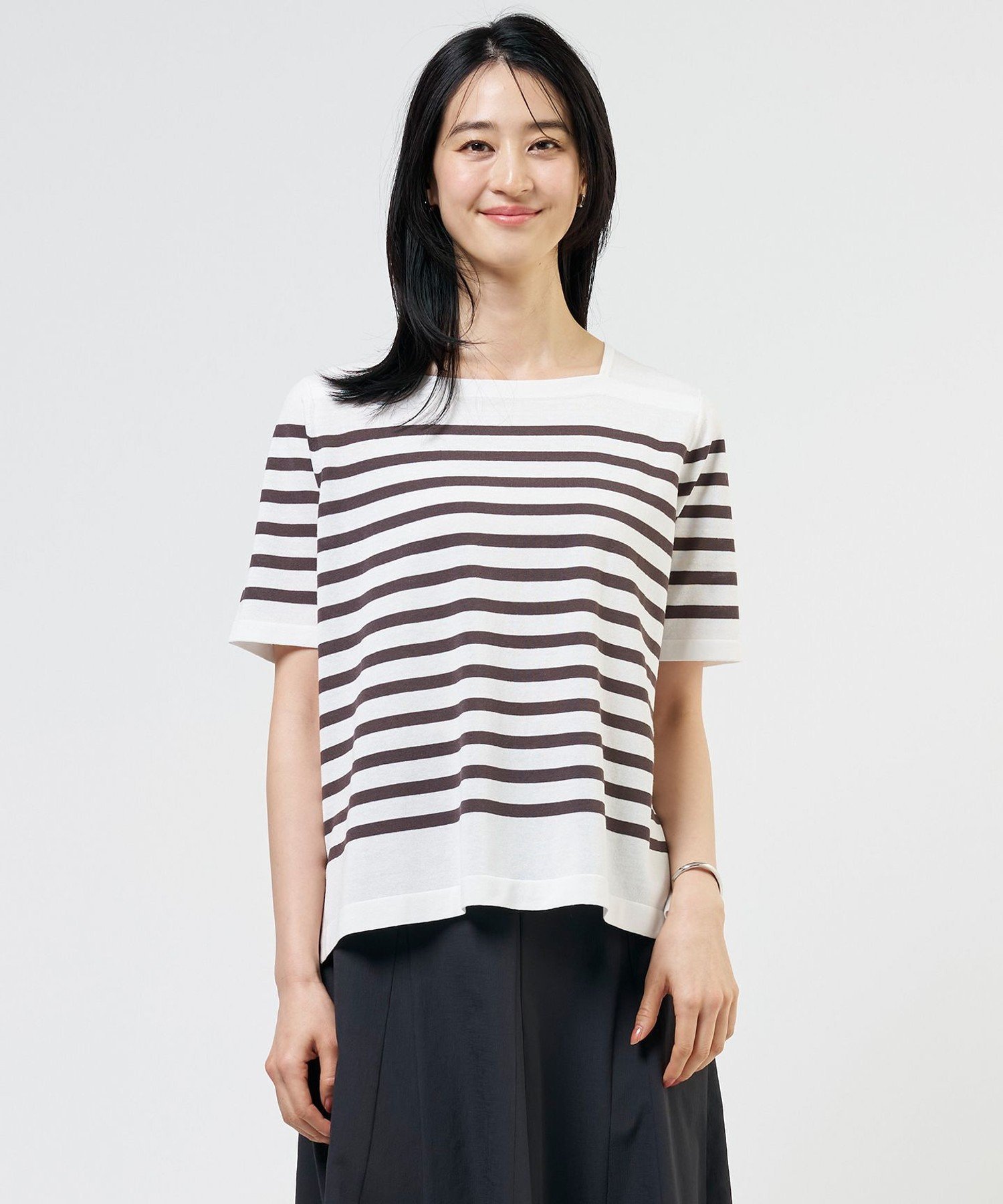 J.PRESS RELAX OVER KNIT プルオーバー ジェイプレス トップス ニット ホワイト【送料無料】