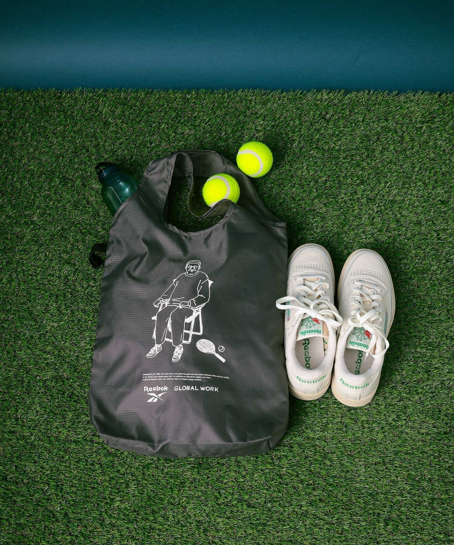 【SALE／40%OFF】GLOBAL WORK 【Reebok】エコBAG/1045700 グローバルワーク バッグ エコバッグ・サブバッグ グレー stylife-15866575 Rakuten Fashion サンプル画像2