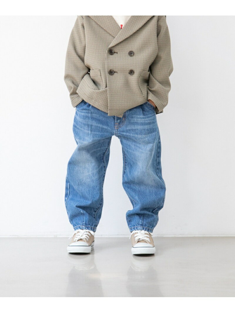 【SALE／20%OFF】LOWRYS FARM K/CONEデニムスラウチP ローリーズファーム パンツ その他のパンツ ブルー ネイビーのサムネイル