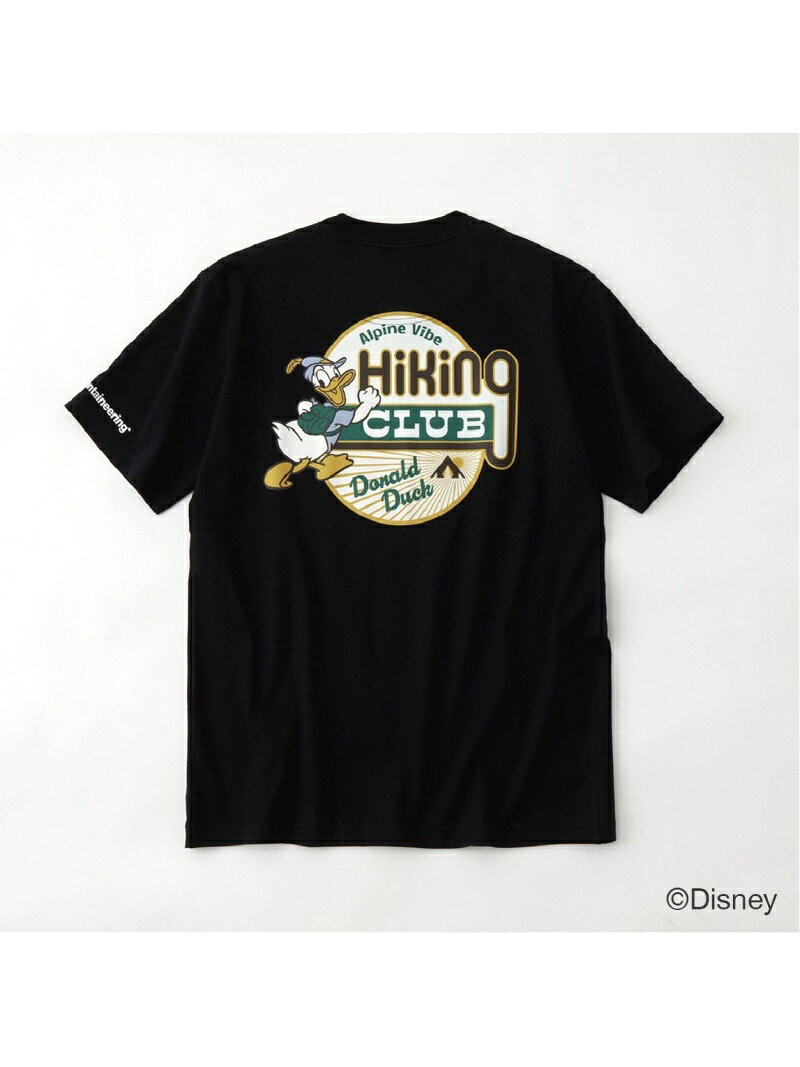 【SALE／60%OFF】White Mountaineering Disney/ Hiking club S/S Tee ホワイトマウンテニアリング トップス カットソー・Tシャツ ブラック ホワイト【送料無料】
