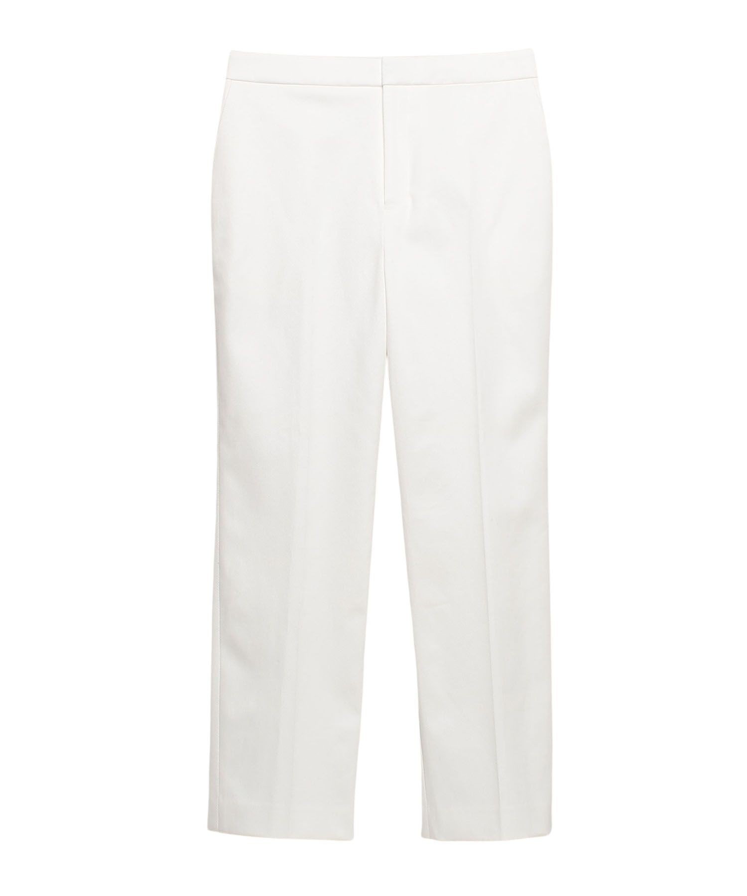 【SALE／50%OFF】ANAYI/アナイ コットンツイルスリムパンツ アナイ パンツ その他のパンツ ホワイト ベージュ ネイビー【送料無料】のサムネイル